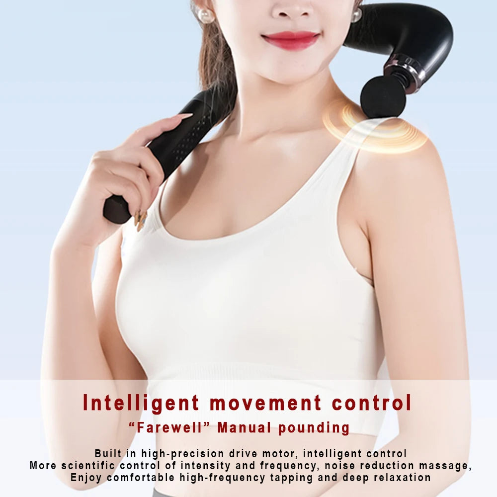 StimVibe Long-Handle Deep Tissue Massage Gun